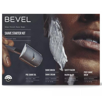 Bevel Men's Shave Kit - Safety Razor, Shave Brush, Shave Cream, Pre Shave Oil, Post Shave Balm