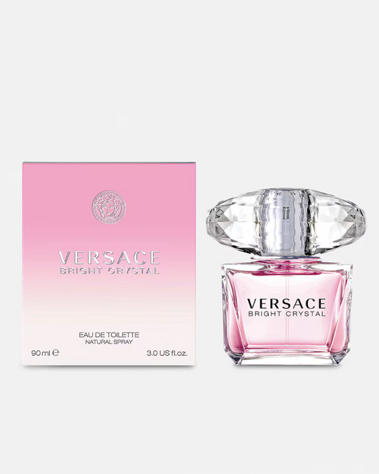 Versace Bright Crystal Eau De Toilette Spray For Woman, EDT 3 fl oz, 90 ml