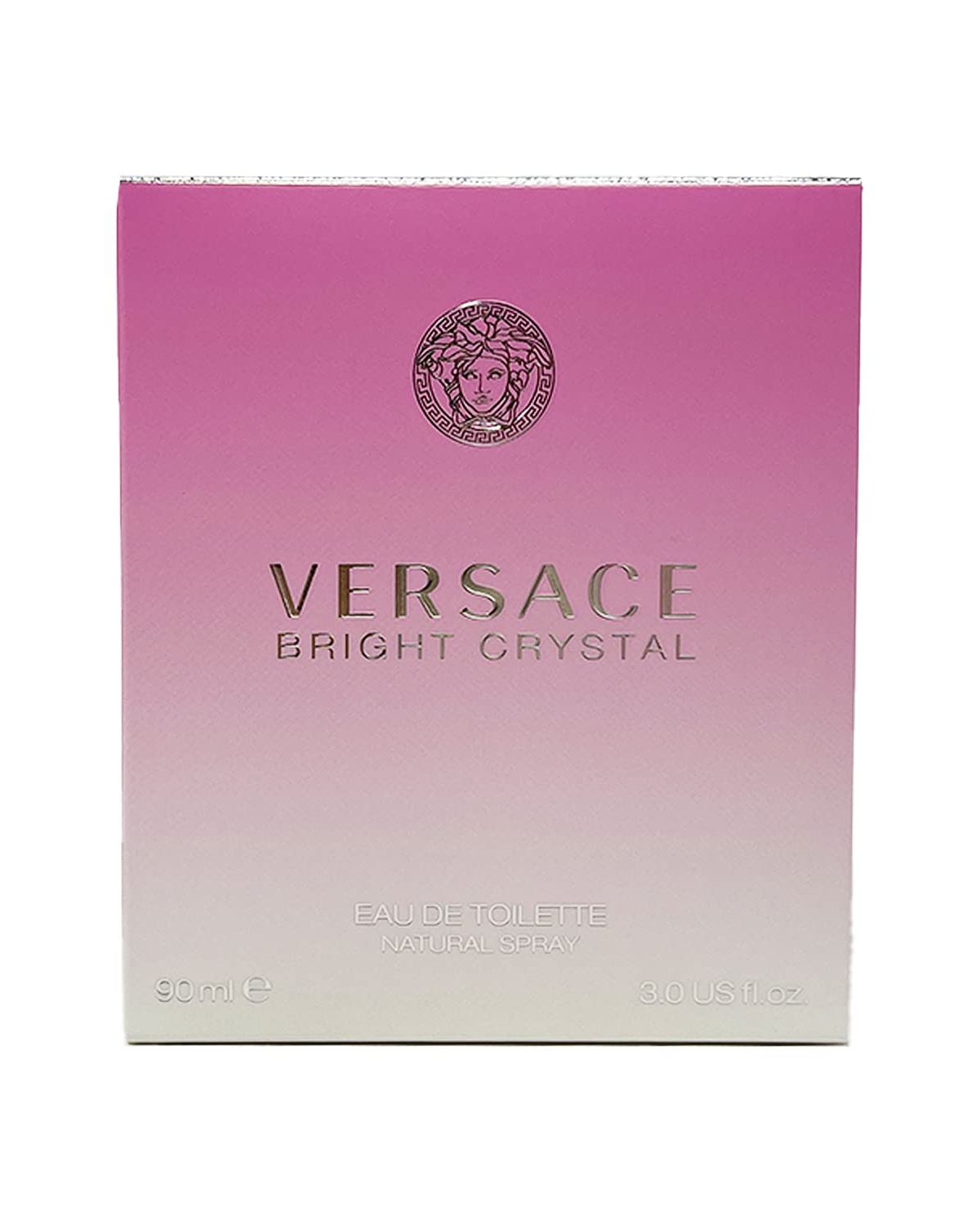 Versace Bright Crystal Eau De Toilette Spray For Woman, EDT 3 fl oz, 90 ml