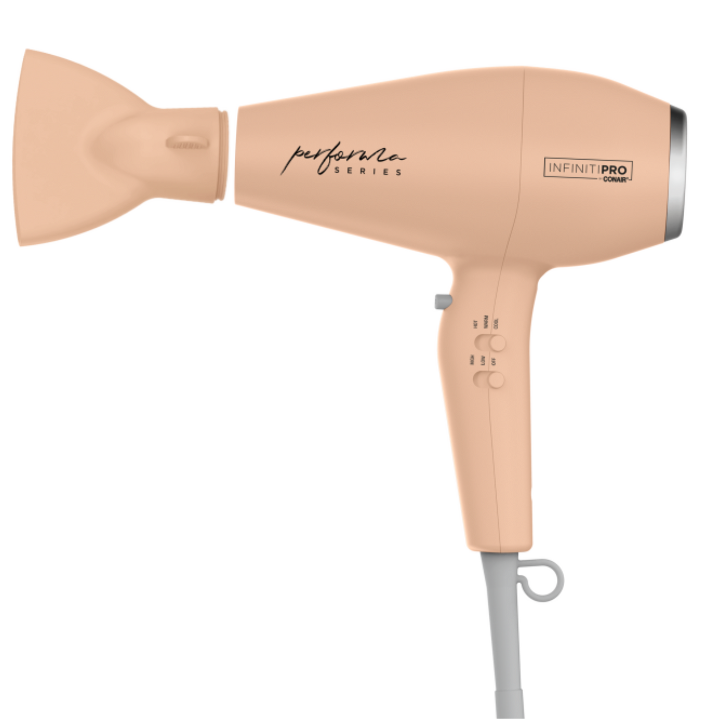 Conair InfinitiPRO Performa Series Ionic Ceramic Hair Dryer with Diffuser, Blow Dryer with Professional Performance Motor