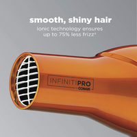 InfinitiPro by Conair Performance AC Motor Hair Dryer, Professional Blow Dryer, Orange