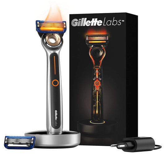 Gillette Heated Razor Starter Shave Kit For Men Travel Shave Kit by GilletteLabs New