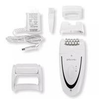 Conair GIRLBOMB Rechargeable Epilator with Adjustable Ice Roller for Smooth and Soft Skin, Hair Removal Device, Epilator for Women, Women’s Shaver and Trimmer Kit - GBE20